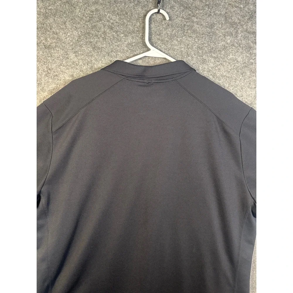 Nike Golf Tour‎ Performance Dri-FIT Polo Shirt Mens XXL Black Short Sleeve Logo